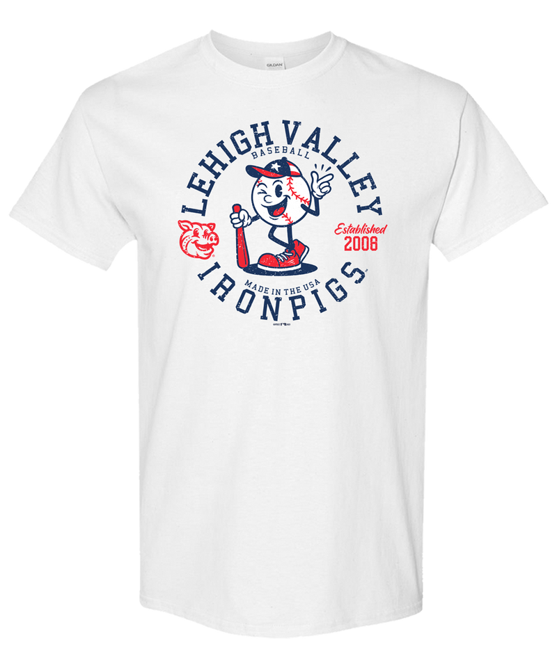 Lehigh Valley IronPigs All American Ball Mens Tee