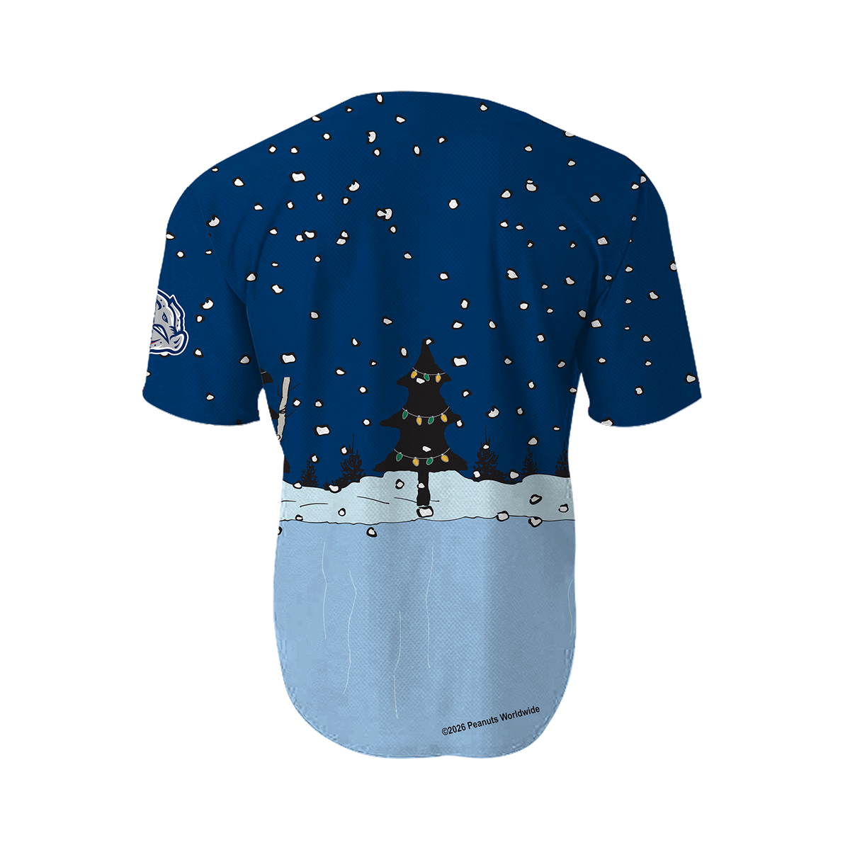 Lehigh Valley IronPigs Peanuts Gang Holiday Jersey
