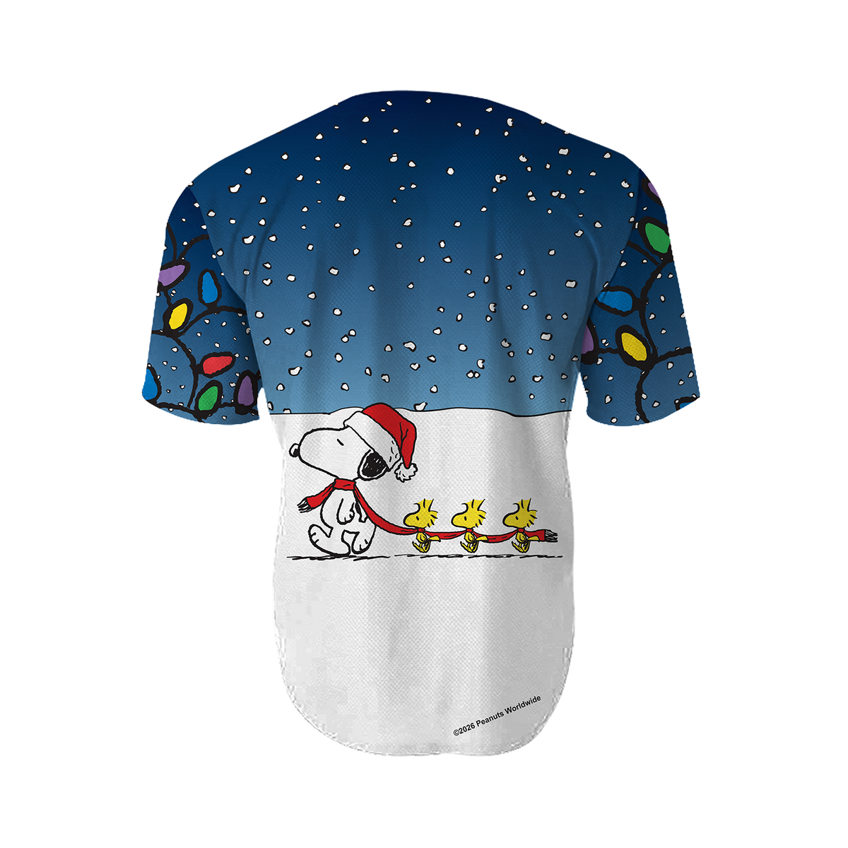 Lehigh Valley IronPigs Peanuts Snoopy Dog House Holiday Jersey
