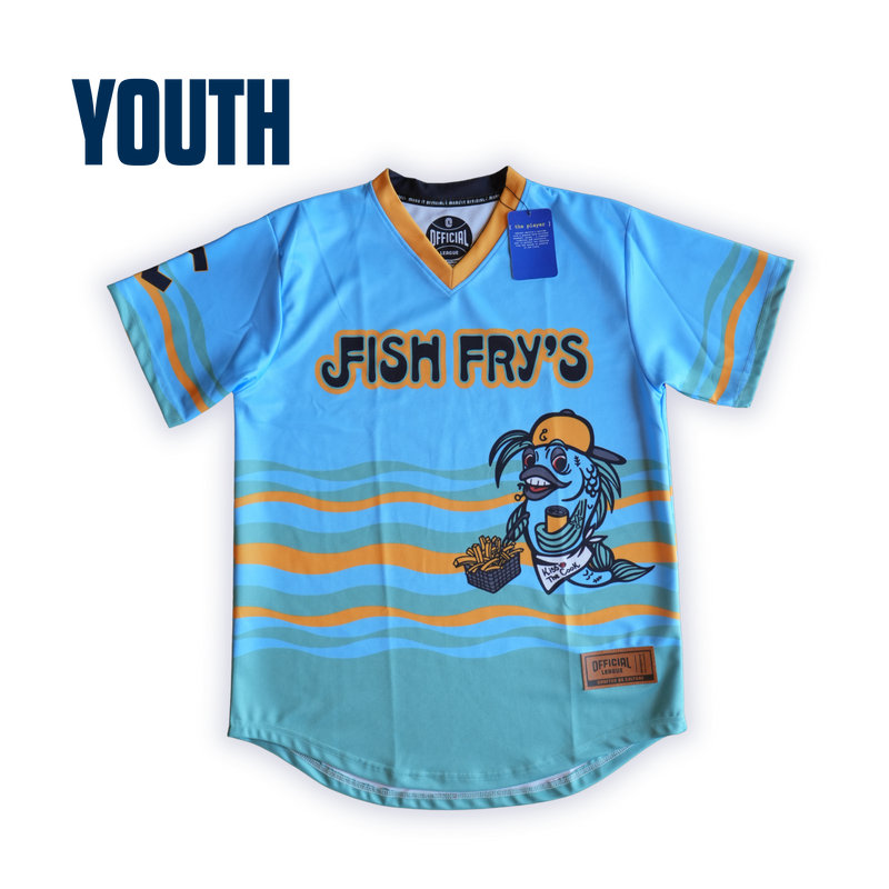 Official League x Lake County Fish Fry's Youth Jersey