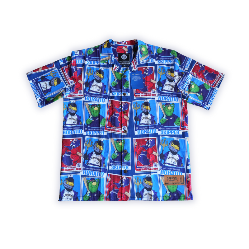 Official League x Lake County Captains - Mascot Trading Card Shirt