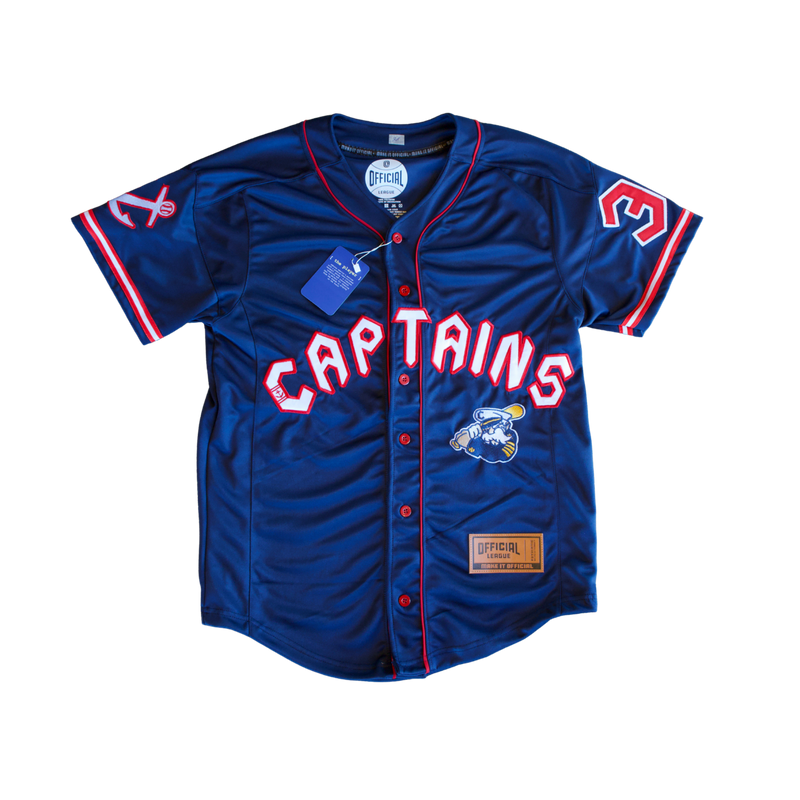 Official League x Lake County Captains Alternate Navy Jersey