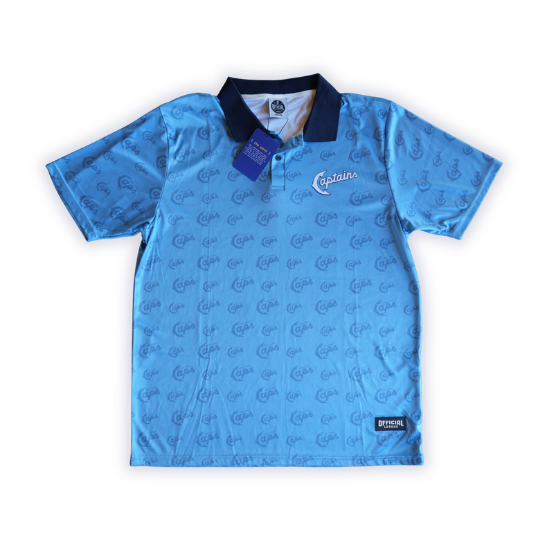 Official League x Lake County Captains - Light Blue Polo