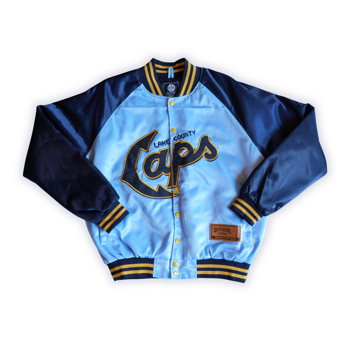 Official League x Lake County Captains OG Satin Jacket