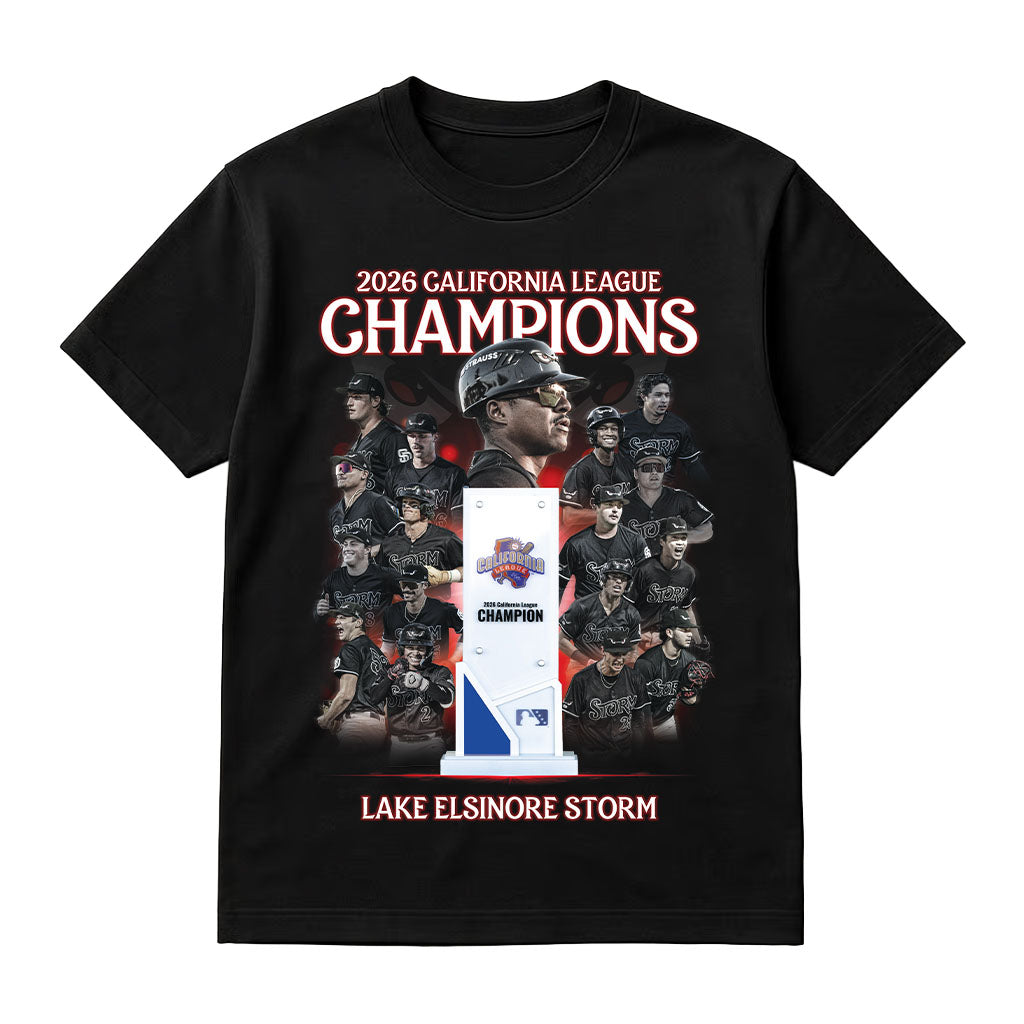 Lake Elsinore Storm 2026 Champions Collage T-Shirt