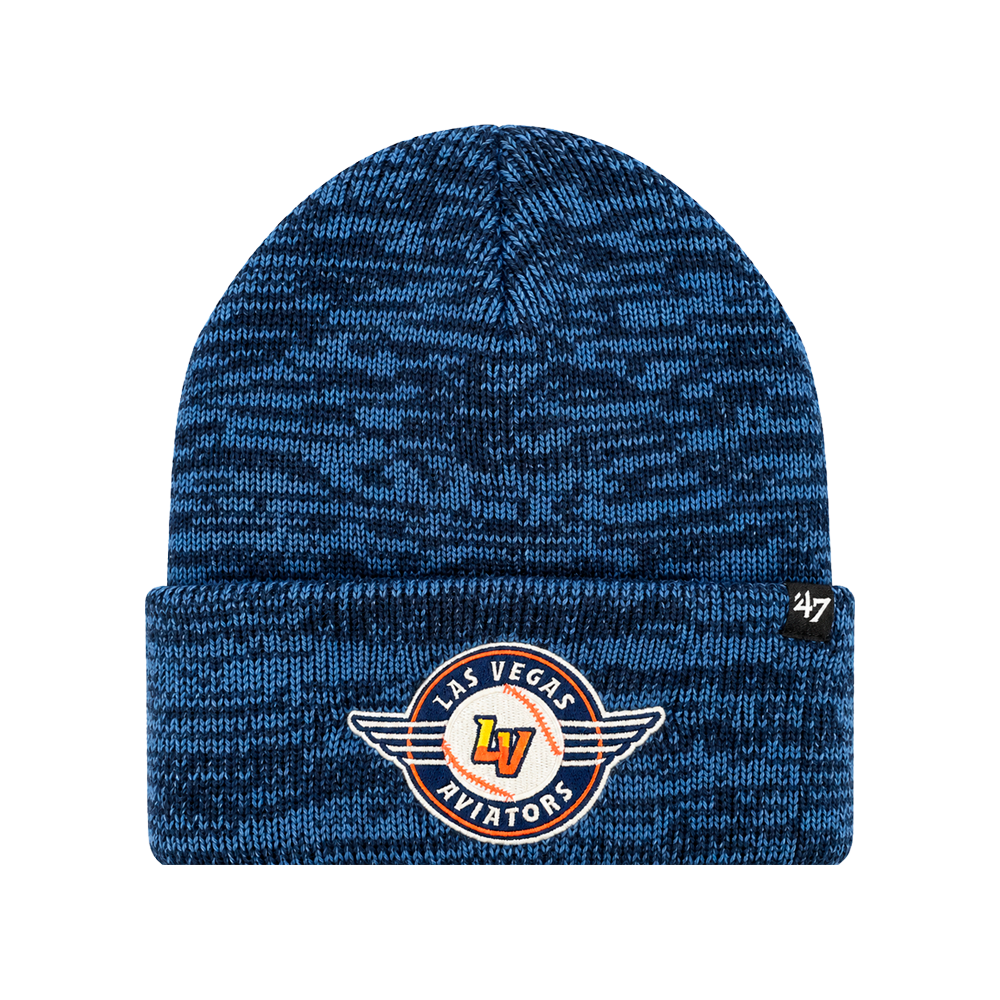 Las Vegas Aviators Primary Logo Navy '47 Brain Freeze Beanie