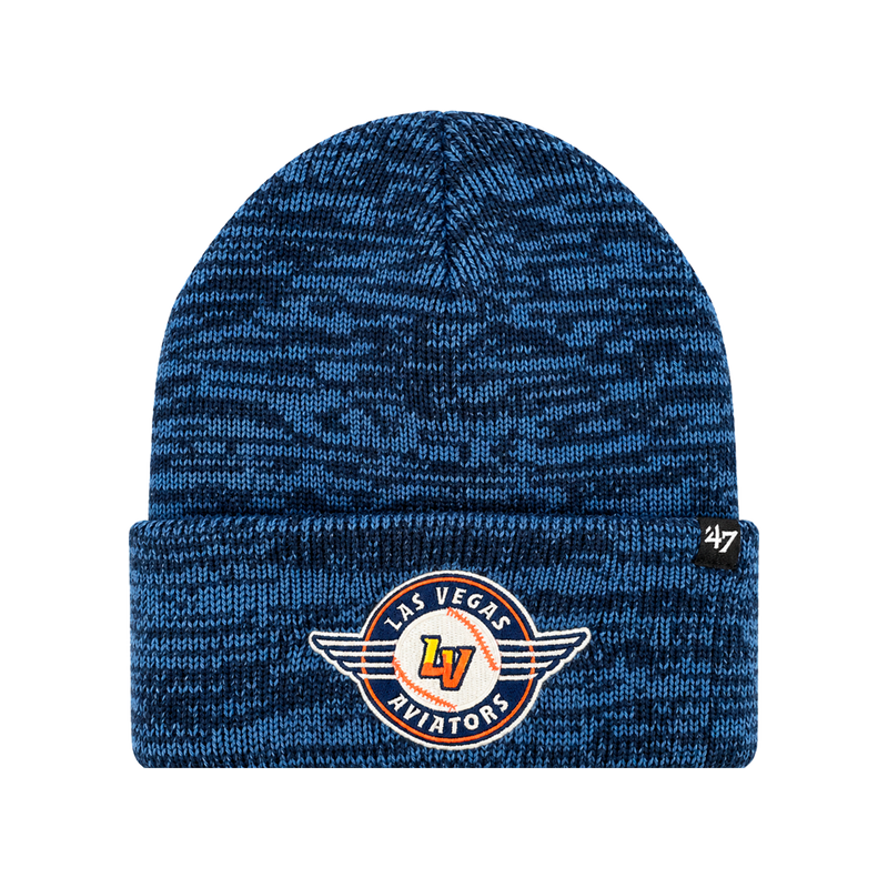Las Vegas Aviators Primary Logo Navy '47 Brain Freeze Beanie