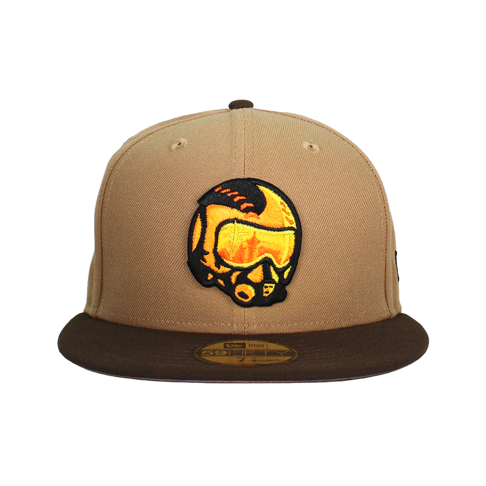 New Era ALT1 Pilot Khaki/Brown 59FIFTY Fitted Hat