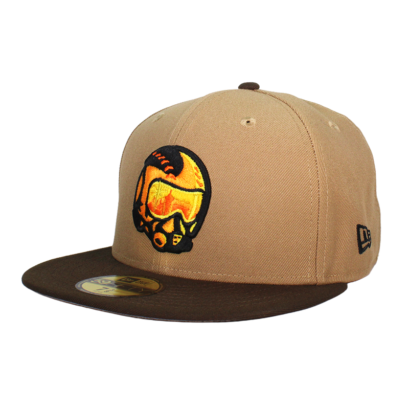 New Era ALT1 Pilot Khaki/Brown 59FIFTY Fitted Hat