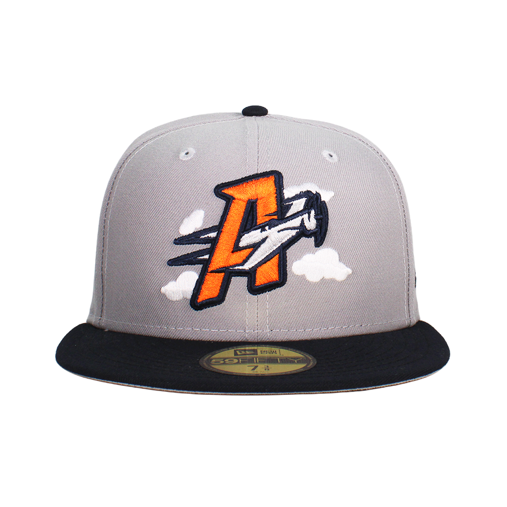 New Era ALT2 A-Racer Clouds Gray/Navy 59FIFTY Fitted Hat