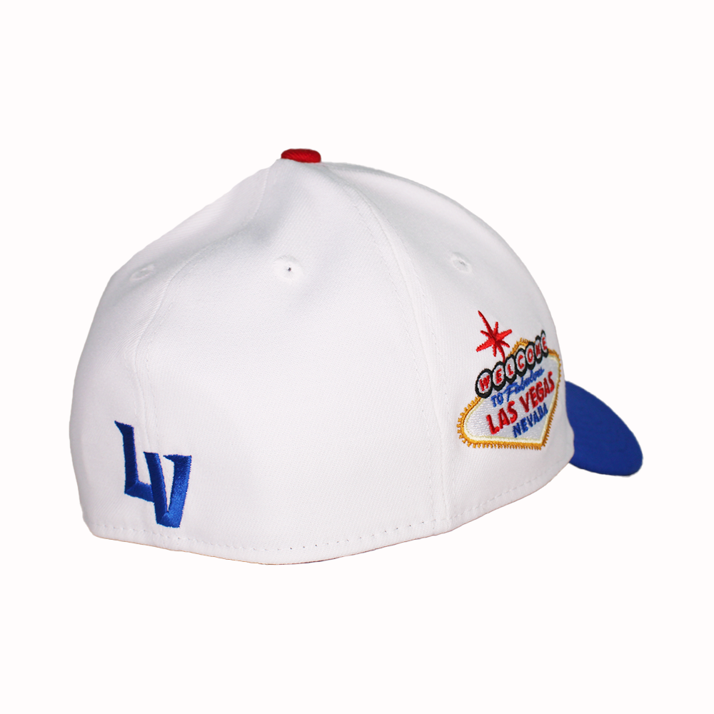 New Era Welcome Sign LV White/Blue 39THIRTY Stretch Fit Hat