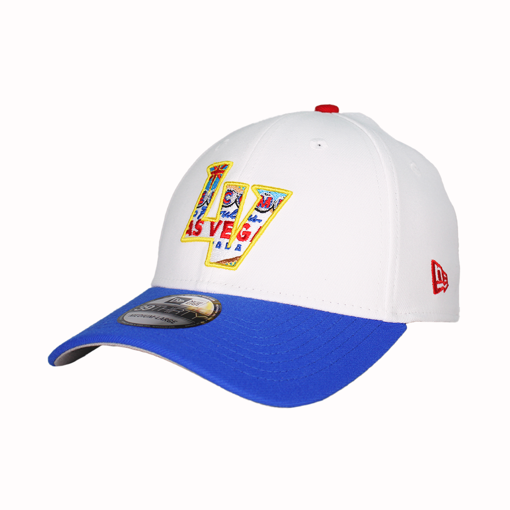 New Era Welcome Sign LV White/Blue 39THIRTY Stretch Fit Hat