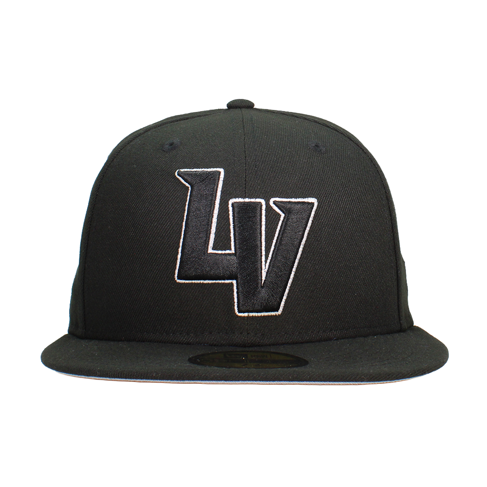 New Era LV Black/White Outline 59FIFTY Fitted Hat