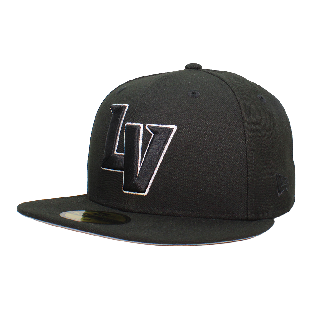 New Era LV Black/White Outline 59FIFTY Fitted Hat