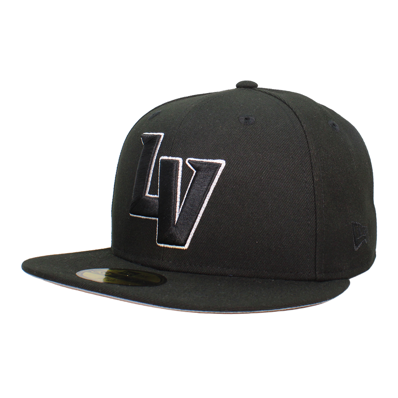 New Era LV Black/White Outline 59FIFTY Fitted Hat