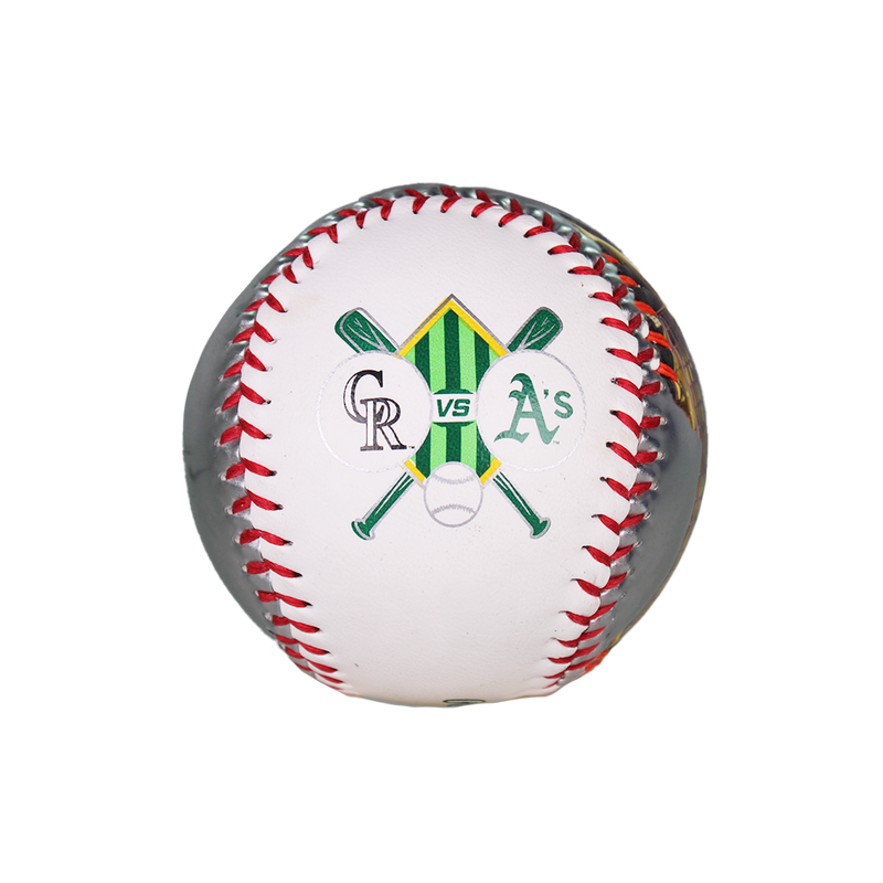 Rawlings Athletics x Rockies Matchup White/Silver Baseball