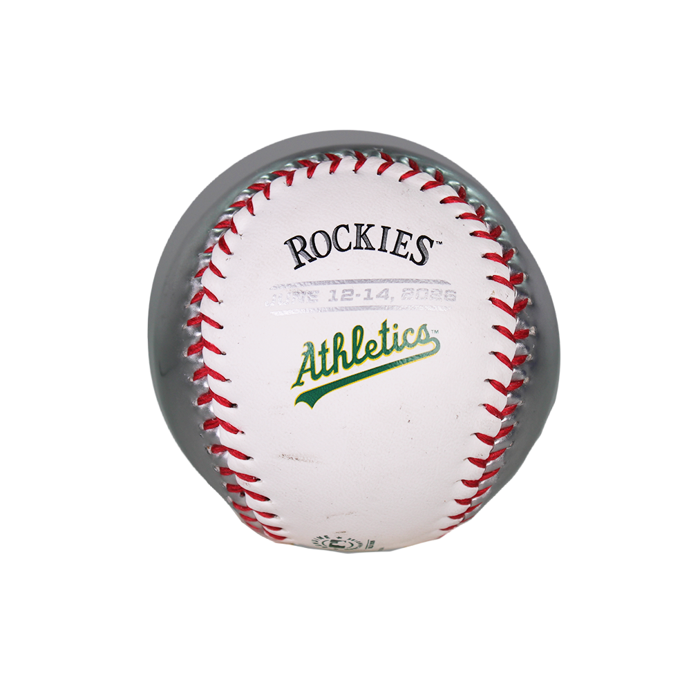Rawlings Athletics x Rockies Matchup White/Silver Baseball