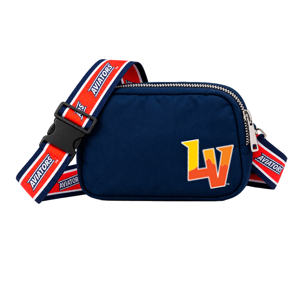 FOCO Las Vegas Aviators LV Navy Crossbody Bag