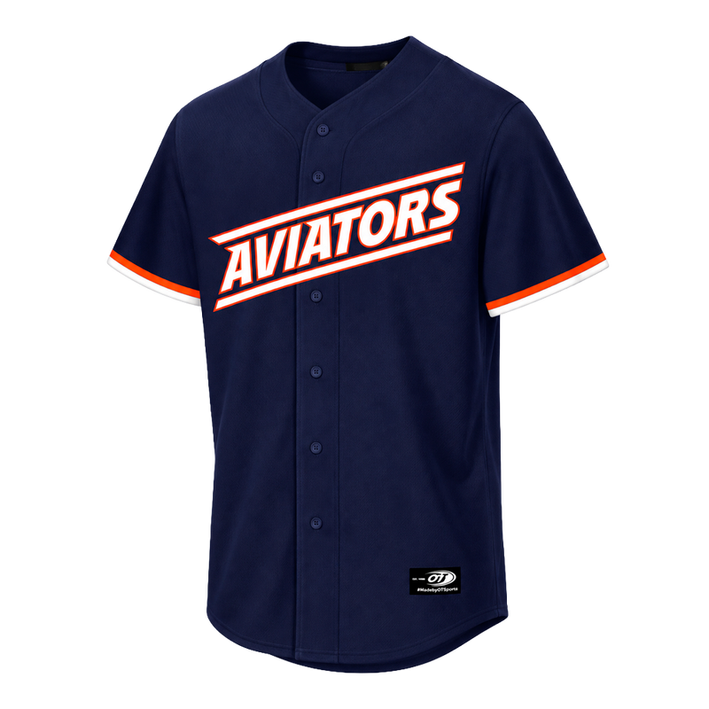 Wilson Alternate Aviators Navy Authentic Jersey
