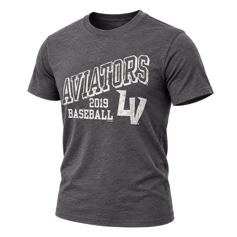 Men's League Aviators LV Black Burnout T-Shirt