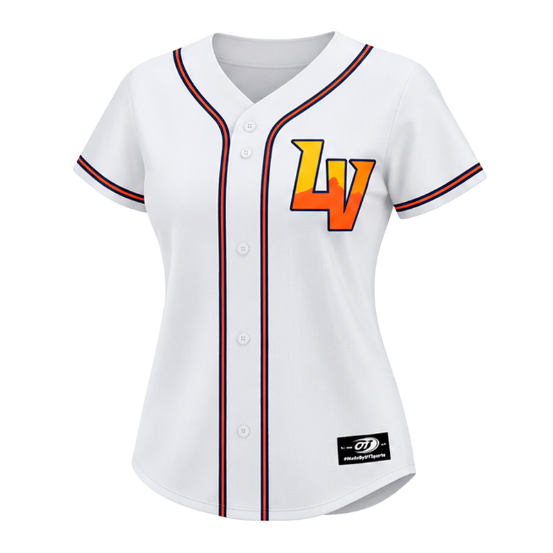 Women's OT Sports Home LV White Replica Jersey