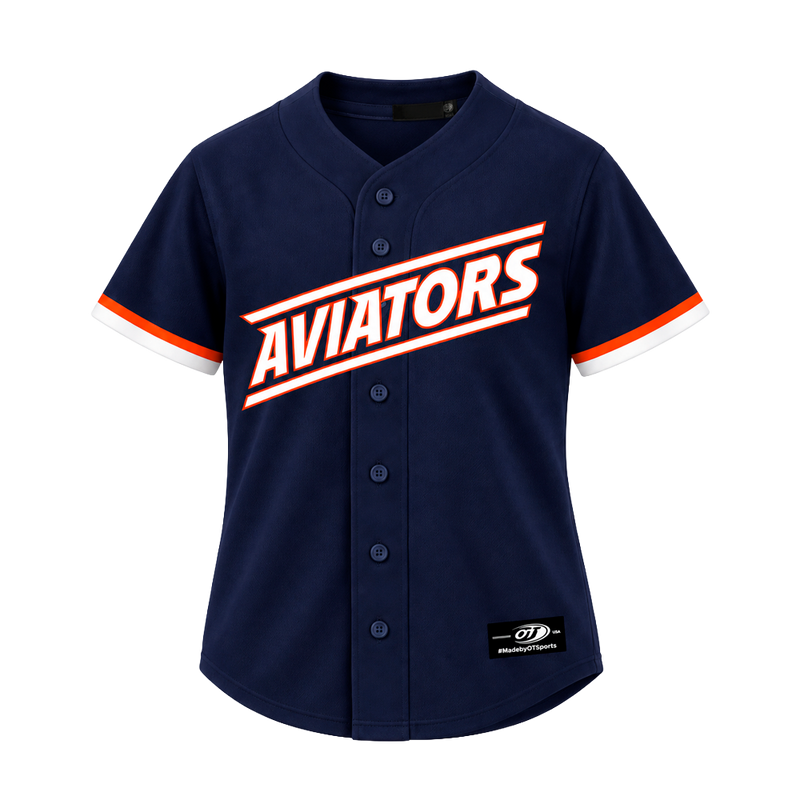 Toddlers' OT Sports Alternate Aviators Navy Replica Jersey