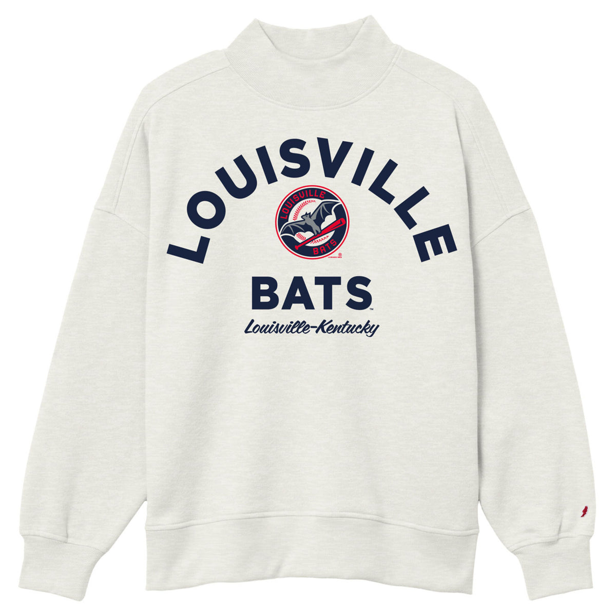 Louisville Bats ESMQ220 Diana Mock Neck