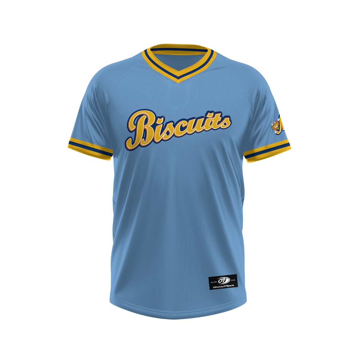 Authentic Powder Blue Biscuits Jersey