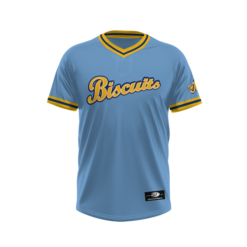 Authentic Powder Blue Biscuits Jersey