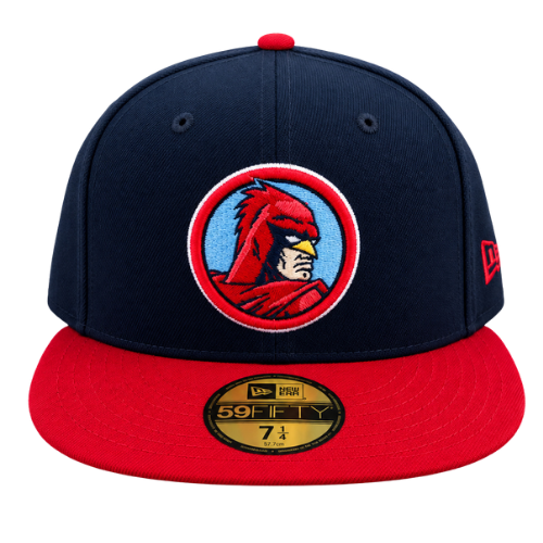 Memphis Redbirds x Marvel New Era 59Fifty Fitted Navy/Red Cap