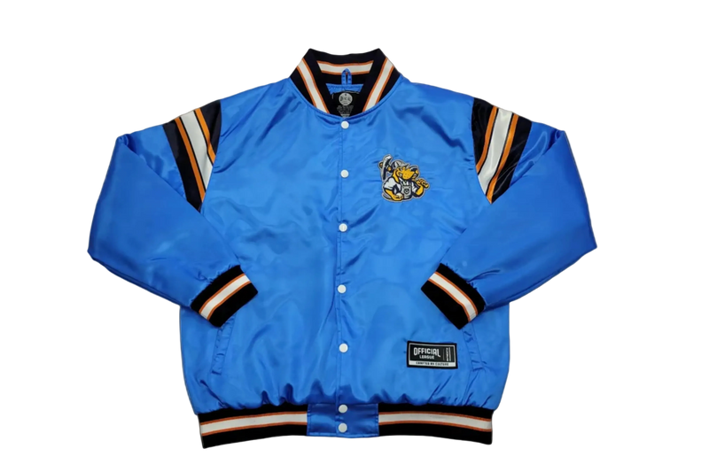 Midland RockHounds Official League Satin Varsity Jacket