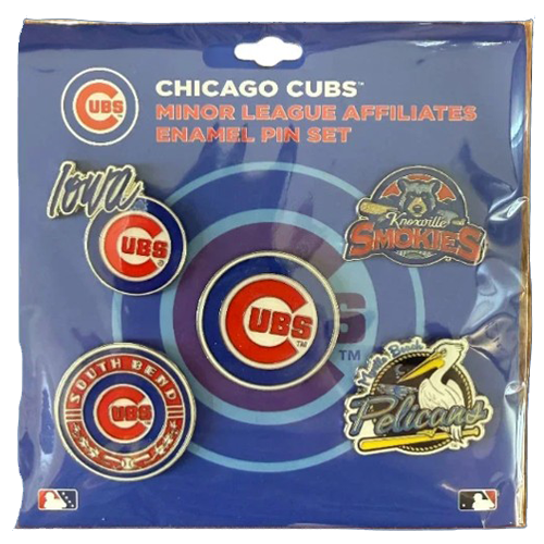 Myrtle Beach Pelicans Pro Specialties Group Chicago Cubs Affiliate Team Lapel Pin Set