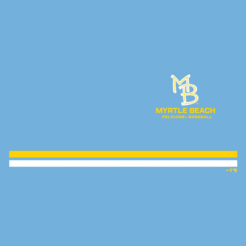 Myrtle Beach Pelicans Under Armour Carolina Blue Game Motion Quarter Zip
