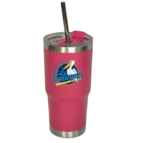 Myrtle Beach Pelicans Jardine Associate Pink Primary 20 oz Arcticware Tumbler