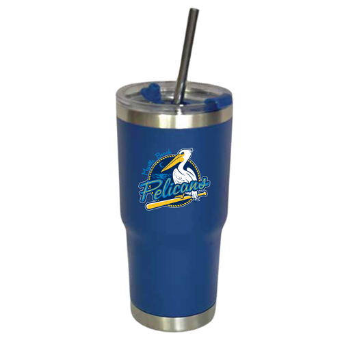 Myrtle Beach Pelicans Jardine Associate Royal Primary 20 oz Arcticware Tumbler
