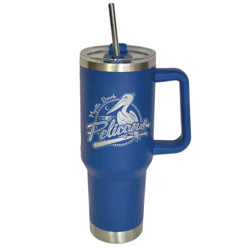Myrtle Beach Pelicans Jardine Associate Royal Primary 40 oz Arcticware Tumbler Mug