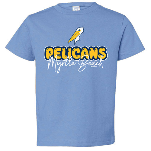 Myrtle Beach Pelicans Bimm Ridder Toddler Carolina Blue Bubby Tee