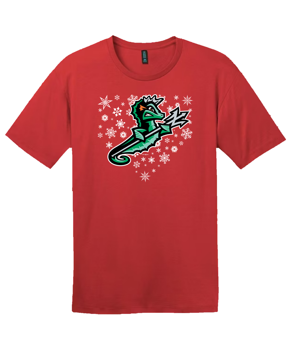 Norfolk Tides Holiday Snow Plate Like Home T-Shirt