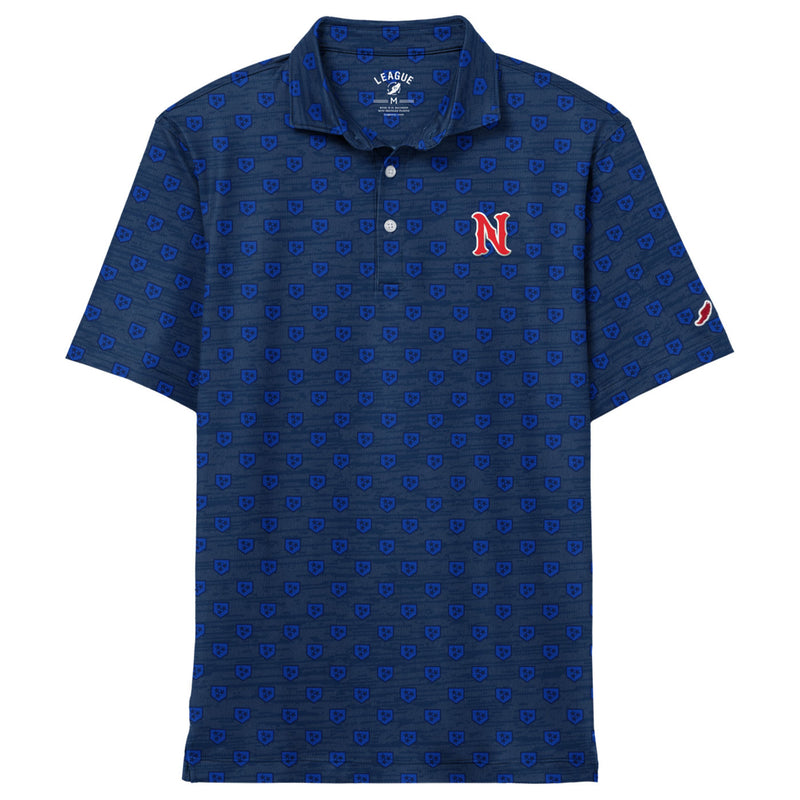 Nashville Sounds League Navy N Logo Saturdays Polo