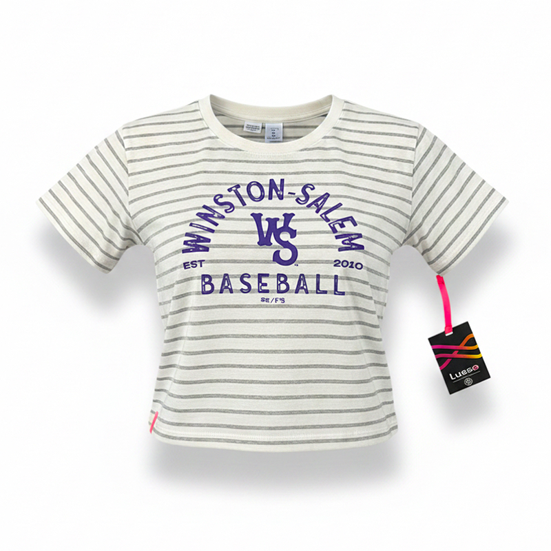 Winston-Salem Dash Natalia Stiped Boxy Tee - Lusso Brands