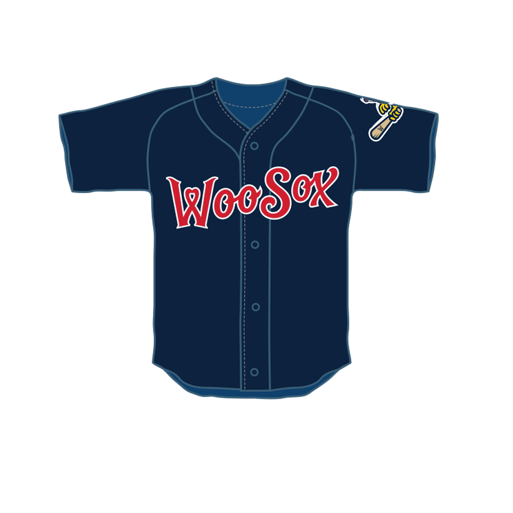 Worcester Red Sox Navy WooSox Replica Jersey