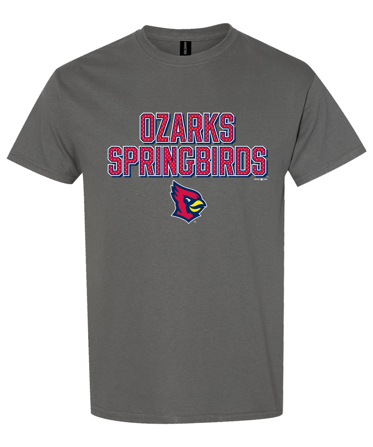 Ozarks Springbirds Raider Mesh Logo Tee