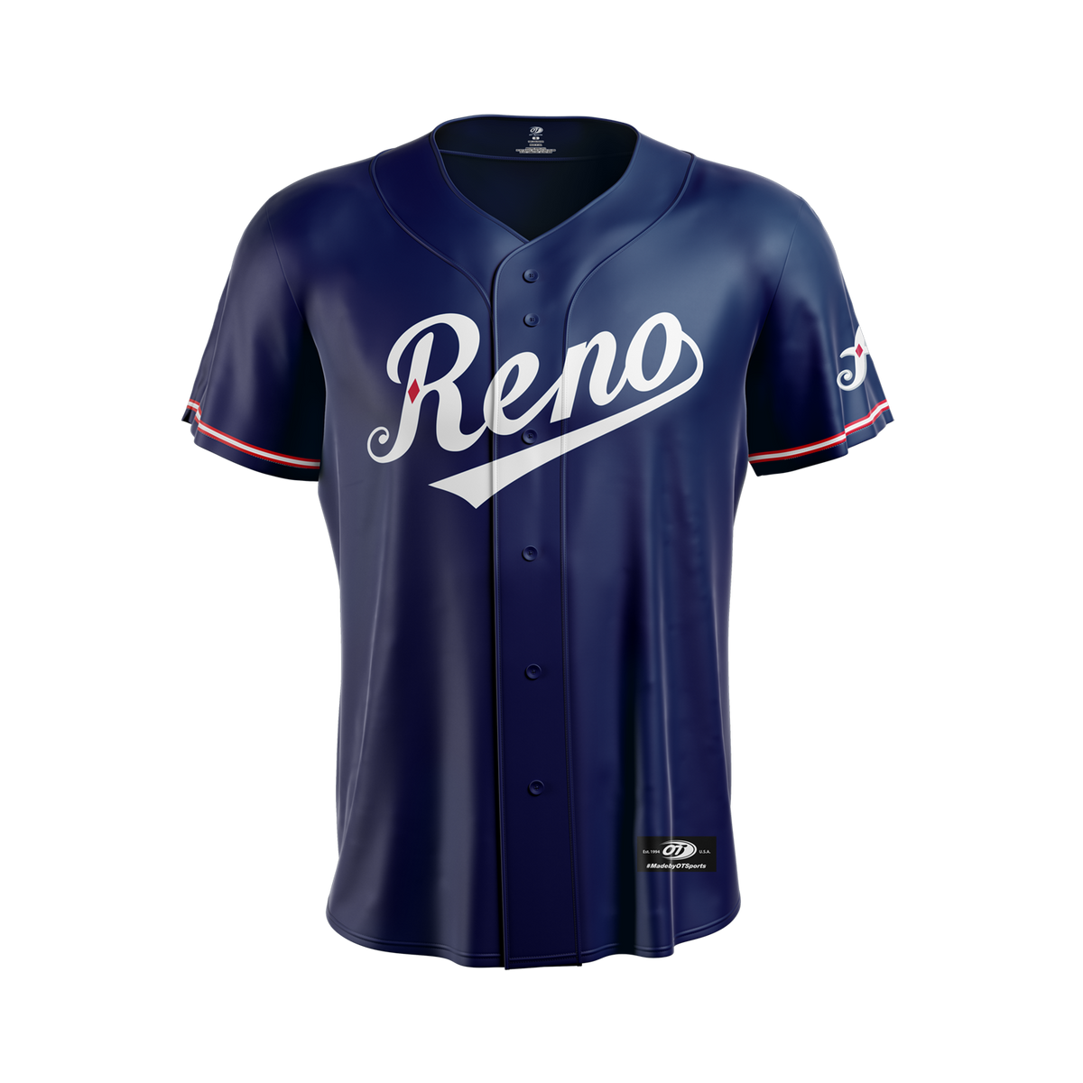Reno Aces OT Sports Reno Navy Replica Jersey