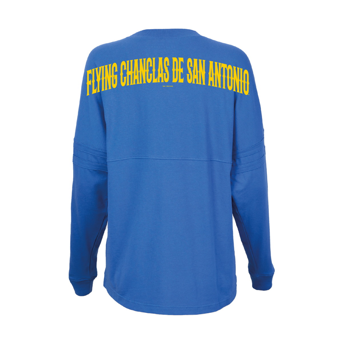 San Antonio Missions Flying Chanclas De San Antonio Ladies Pom Pom Billboard Jersey T