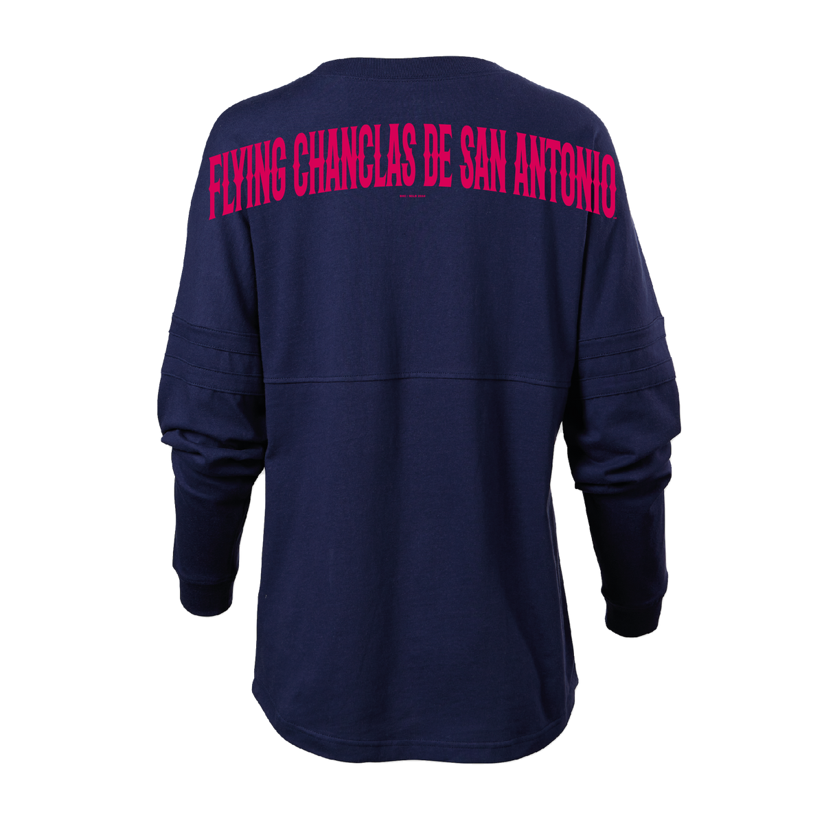 San Antonio Missions Flying Chanclas De San Antonio Ladies Pom Pom Billboard Jersey T