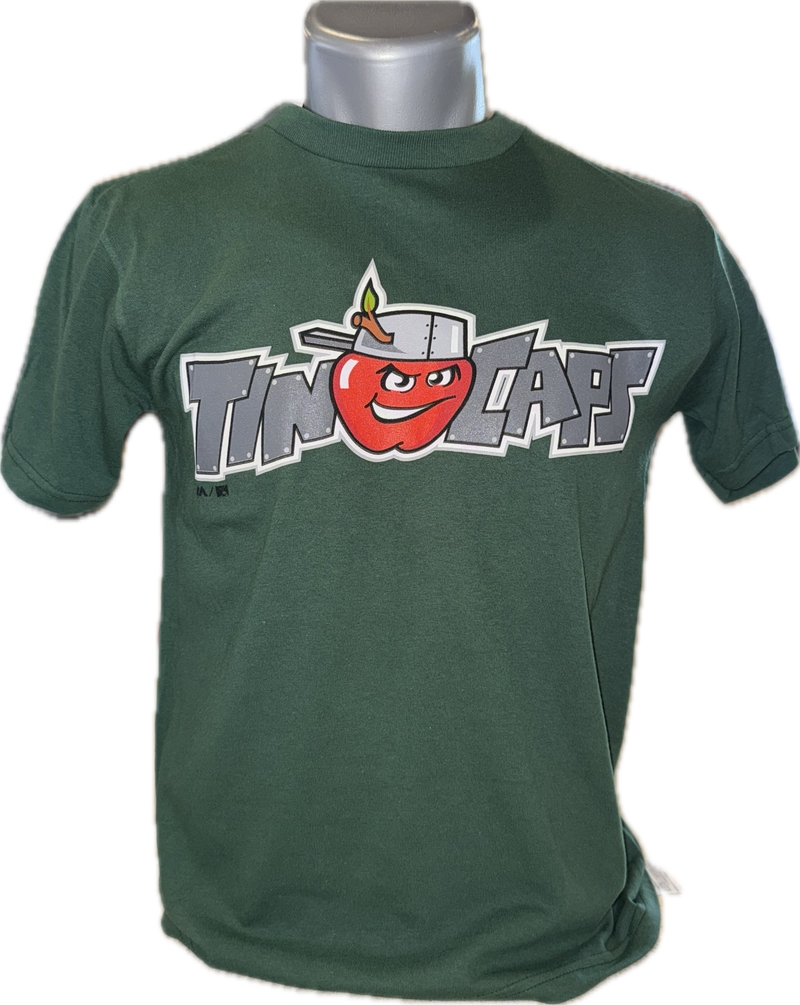 Fort Wayne TinCaps Primary Logo Forest Youth Tee