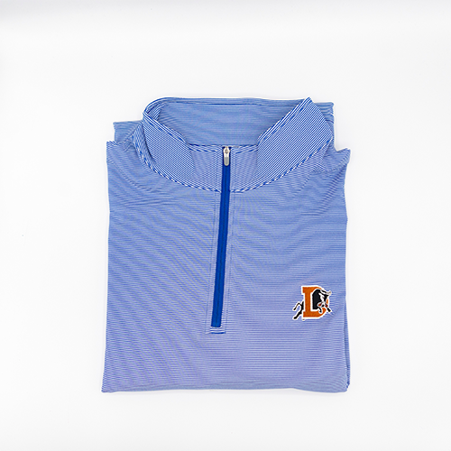 Durham Bulls Peter Millar Perth Ministripe 1/4 Pullover