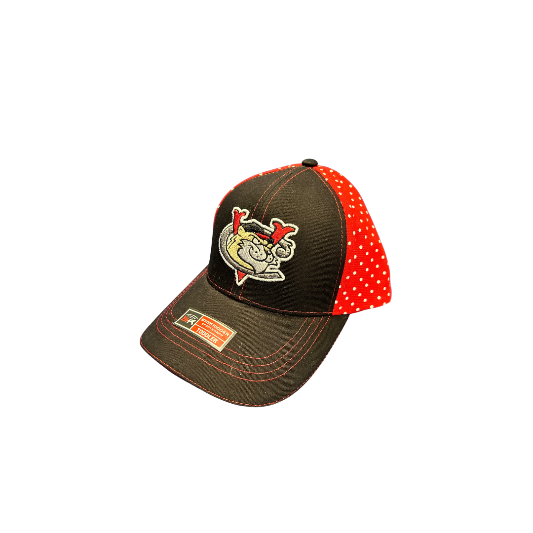 Toddler Adjustable Polka Dot Hat