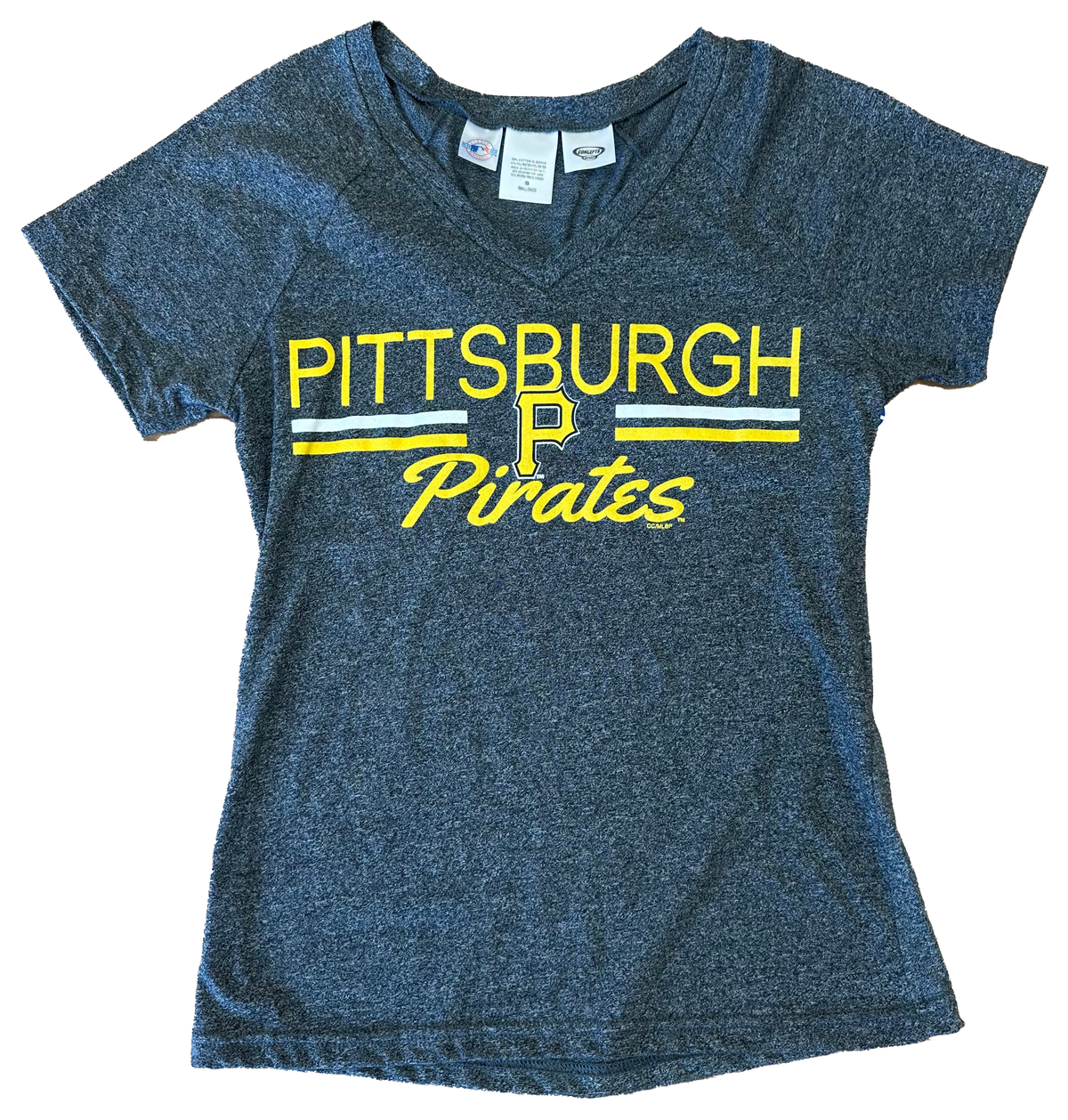 Pittsburgh Pirates Ladies Quest Raglan T Shirt