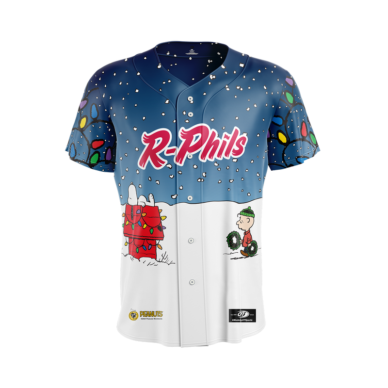 OT Sports R-Phils x Peanuts Christmas in July Adult Replica Jersey